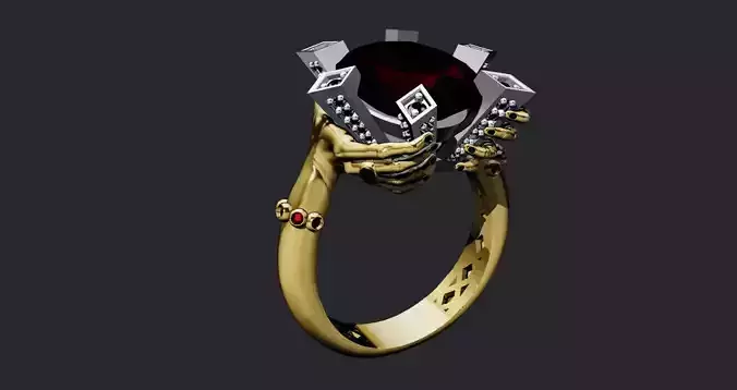 3d jewelry ring