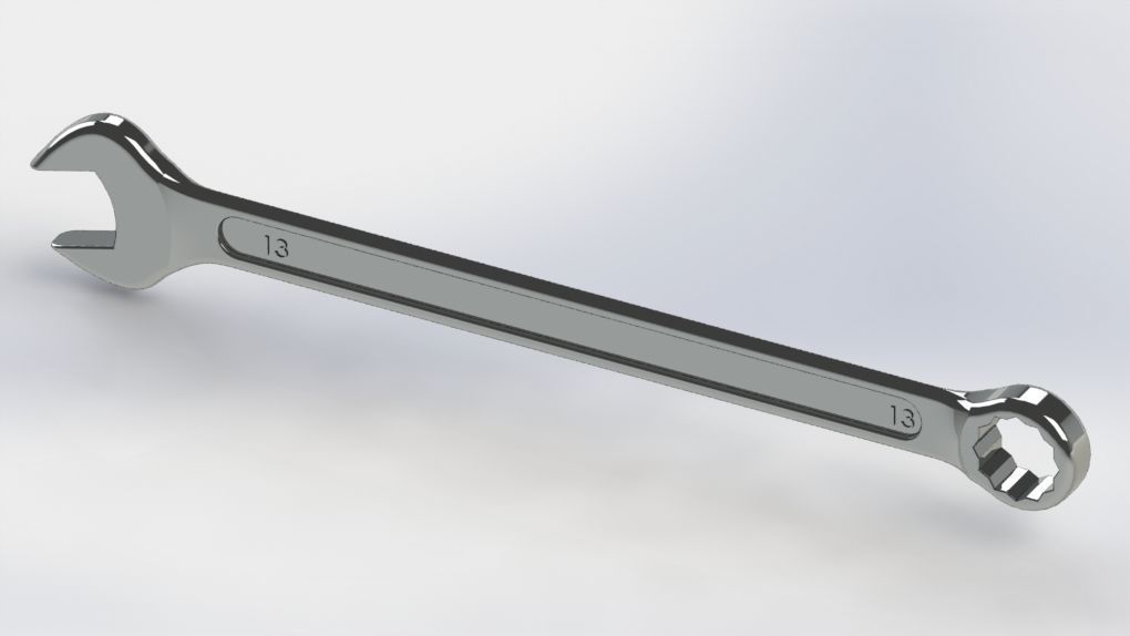 wrench big collection from 8mm to 32mm 3D model_8