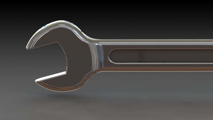 wrench big collection from 8mm to 32mm 3D model_18