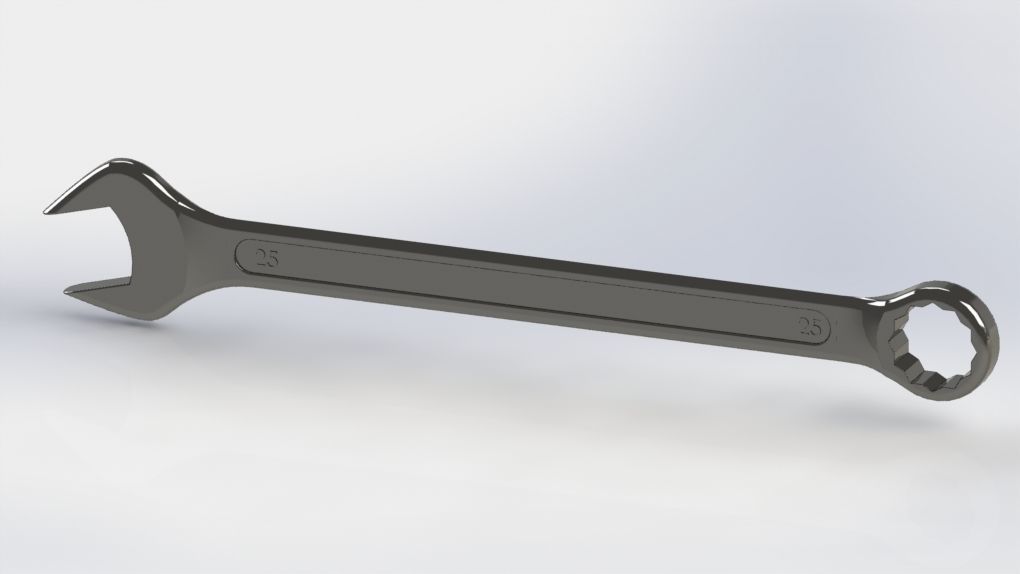 wrench big collection from 8mm to 32mm 3D model_21