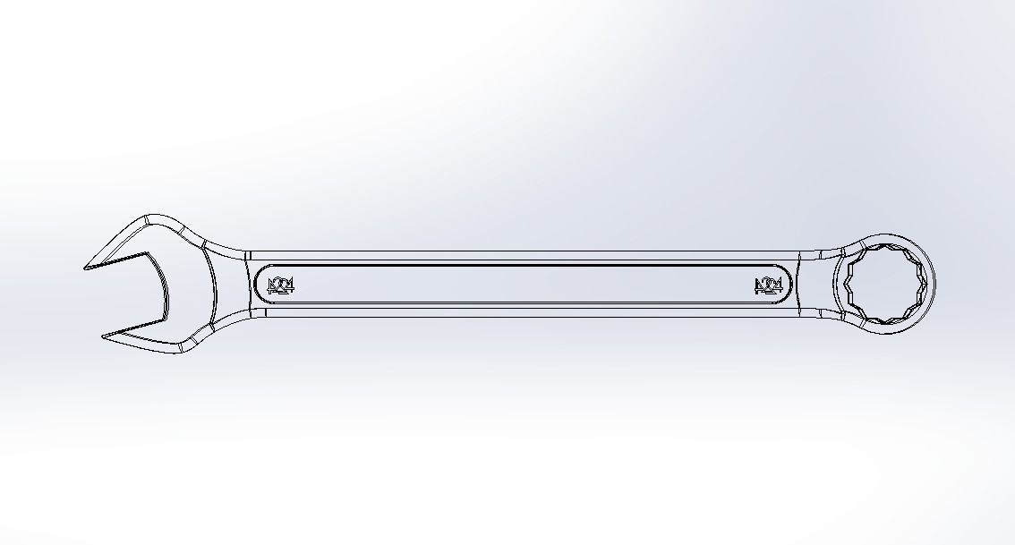 wrench big collection from 8mm to 32mm 3D model_16