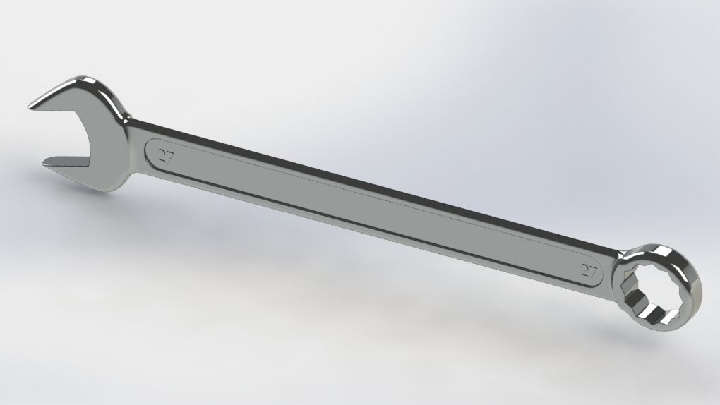 wrench big collection from 8mm to 32mm 3D model_26