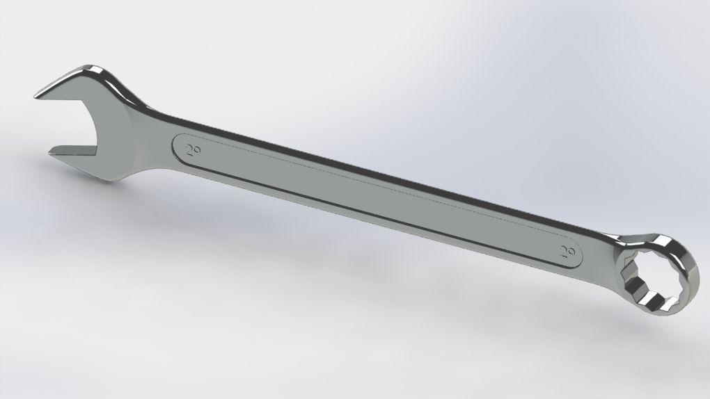 wrench big collection from 8mm to 32mm 3D model_25