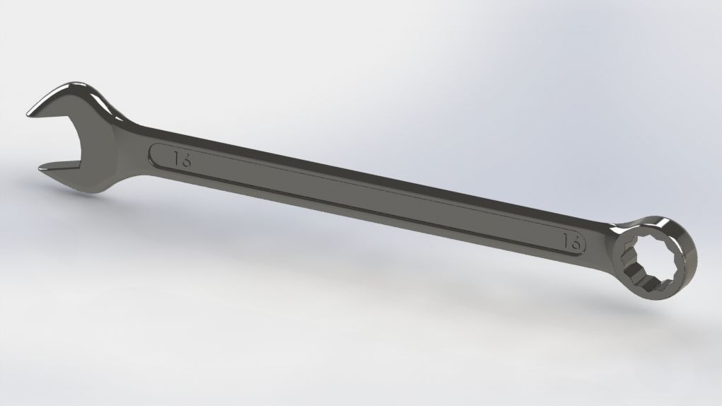 wrench big collection from 8mm to 32mm 3D model_7