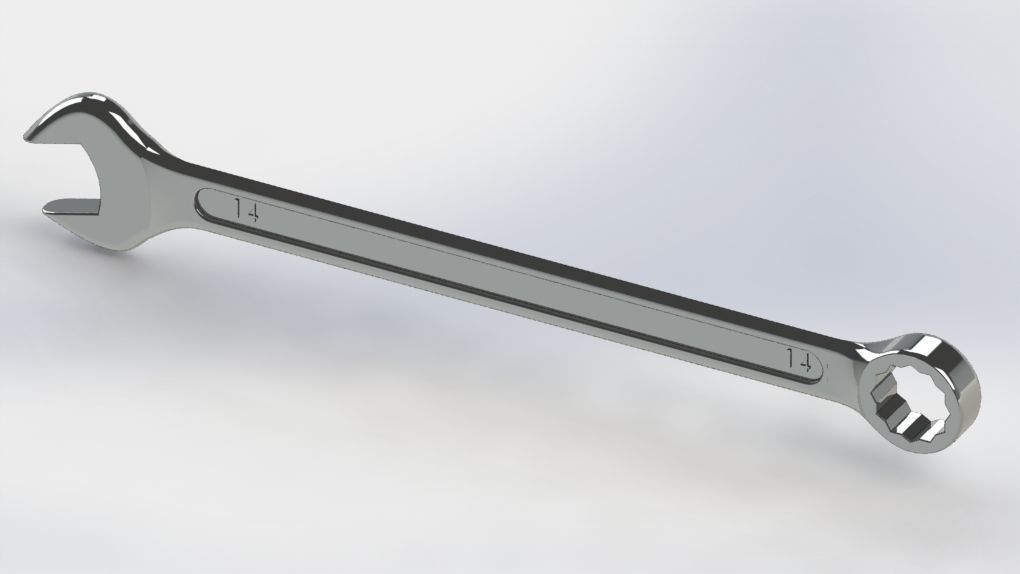 wrench big collection from 8mm to 32mm 3D model_9