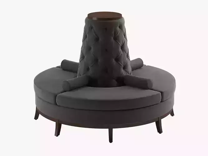 Rondo Pouf By POWELL AND BONNELL 3D model