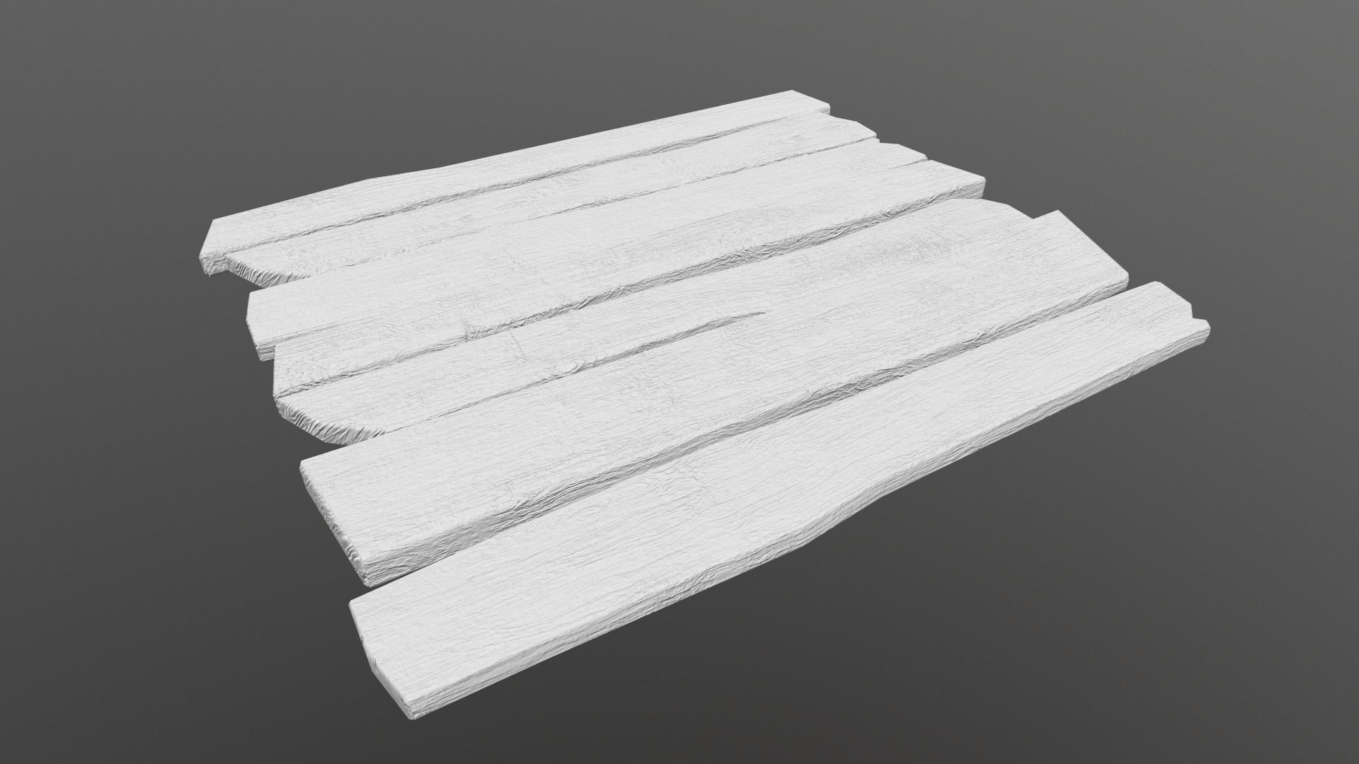 Old planks Free low-poly 3D model_7