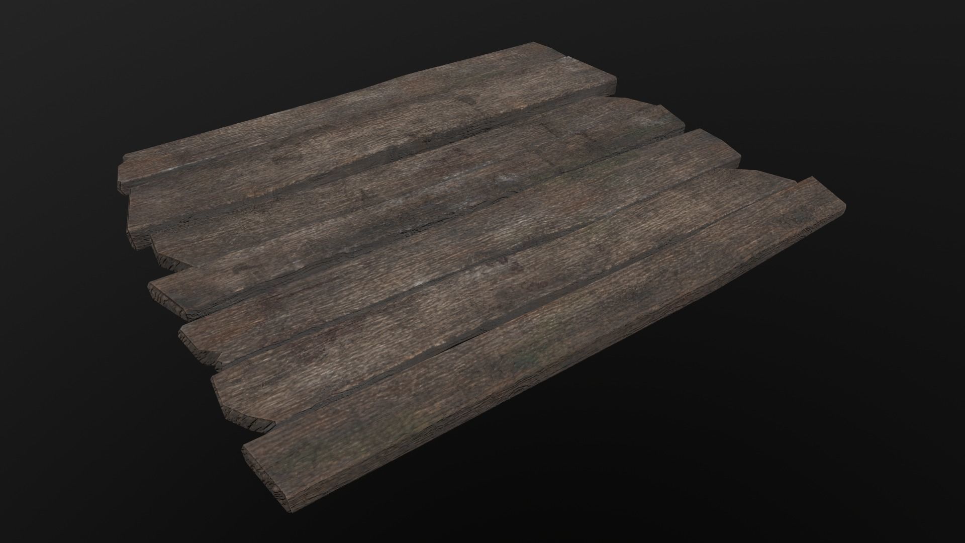 Old planks Free low-poly 3D model_6