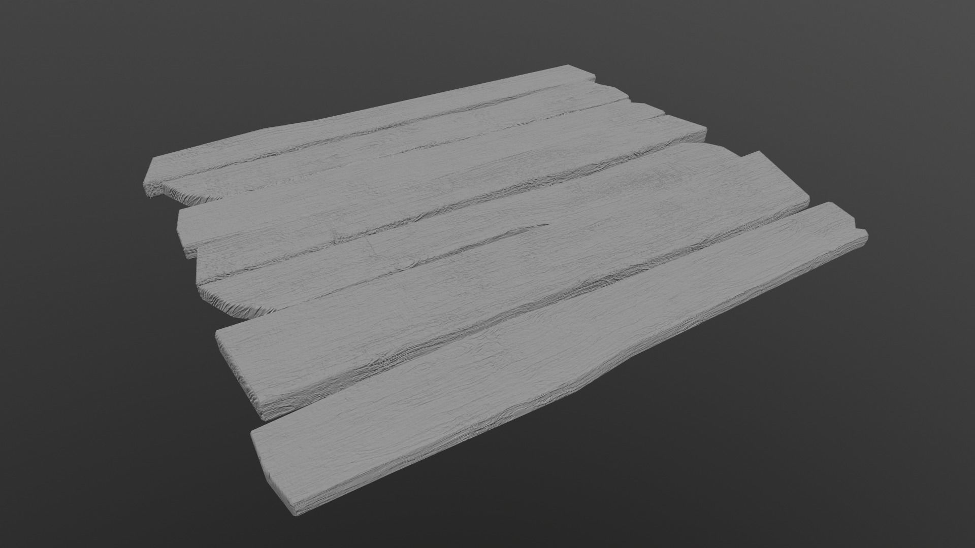 Old planks Free low-poly 3D model_8