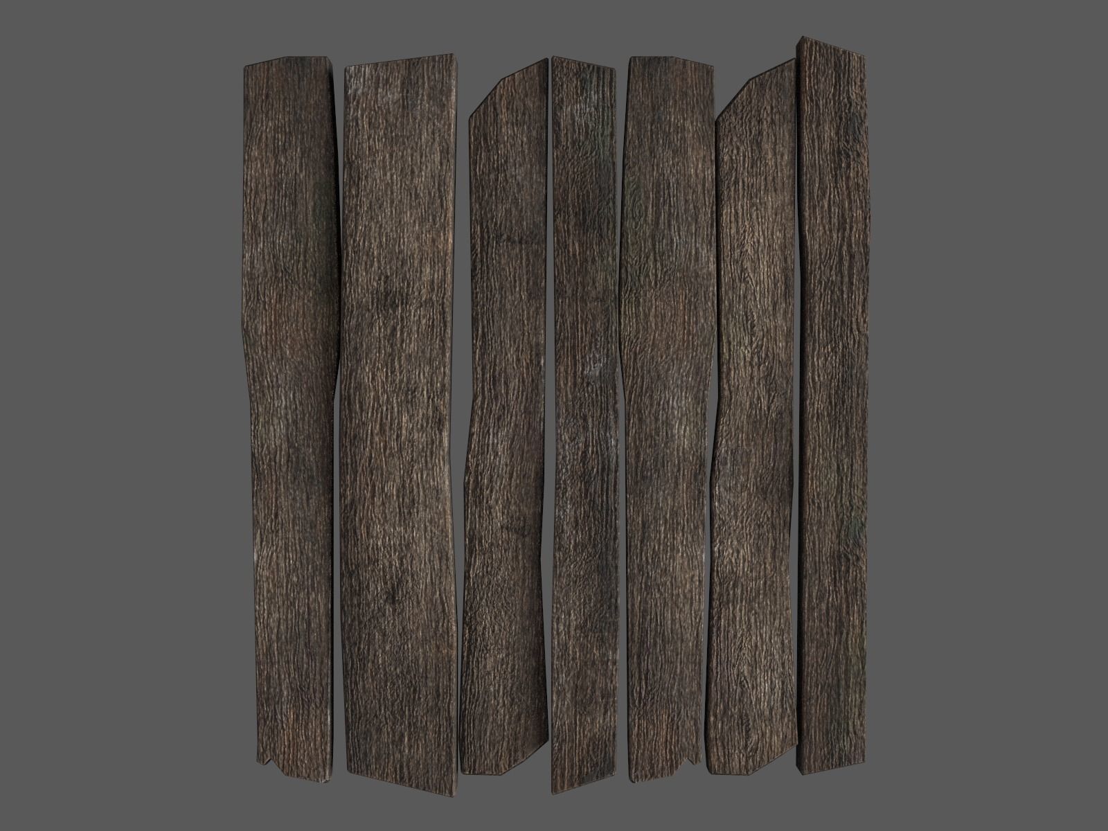 Old planks Free low-poly 3D model_4