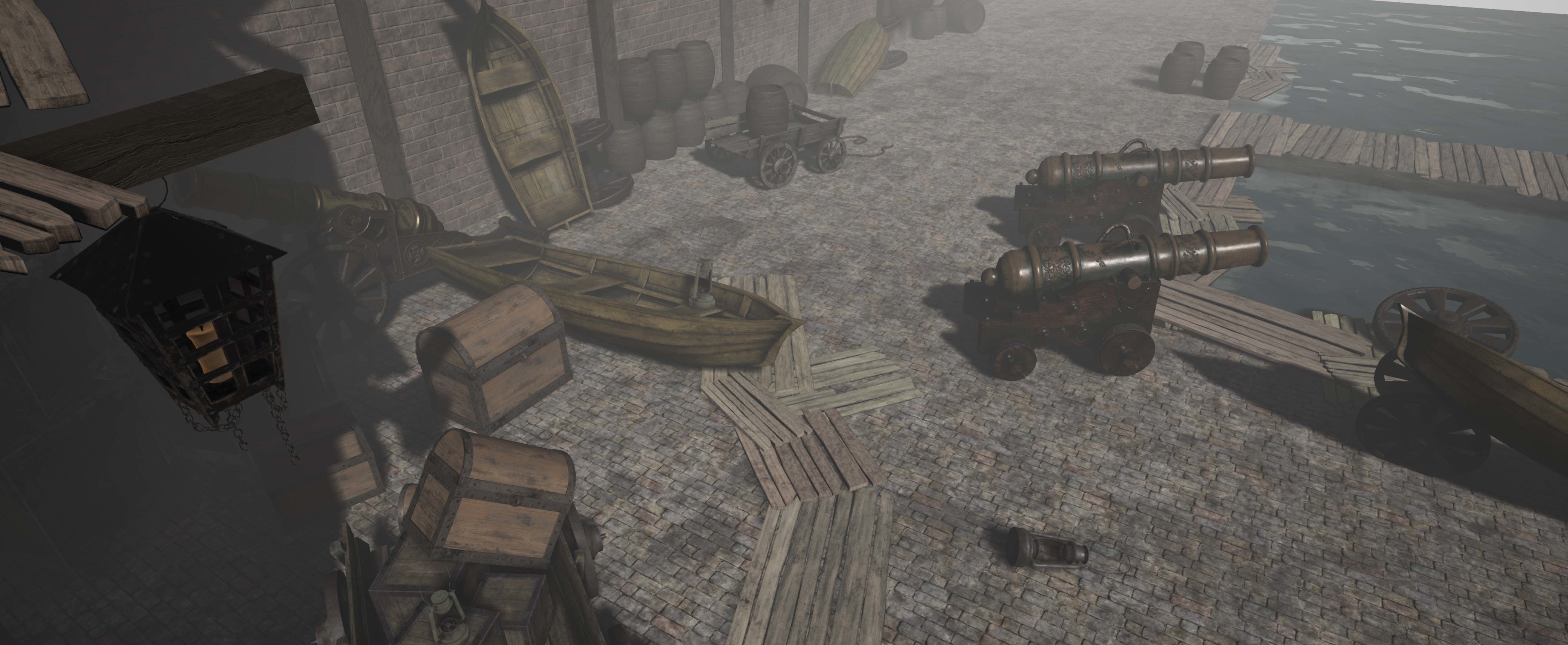 Props for the medieval harbour 3D Model Collection_7