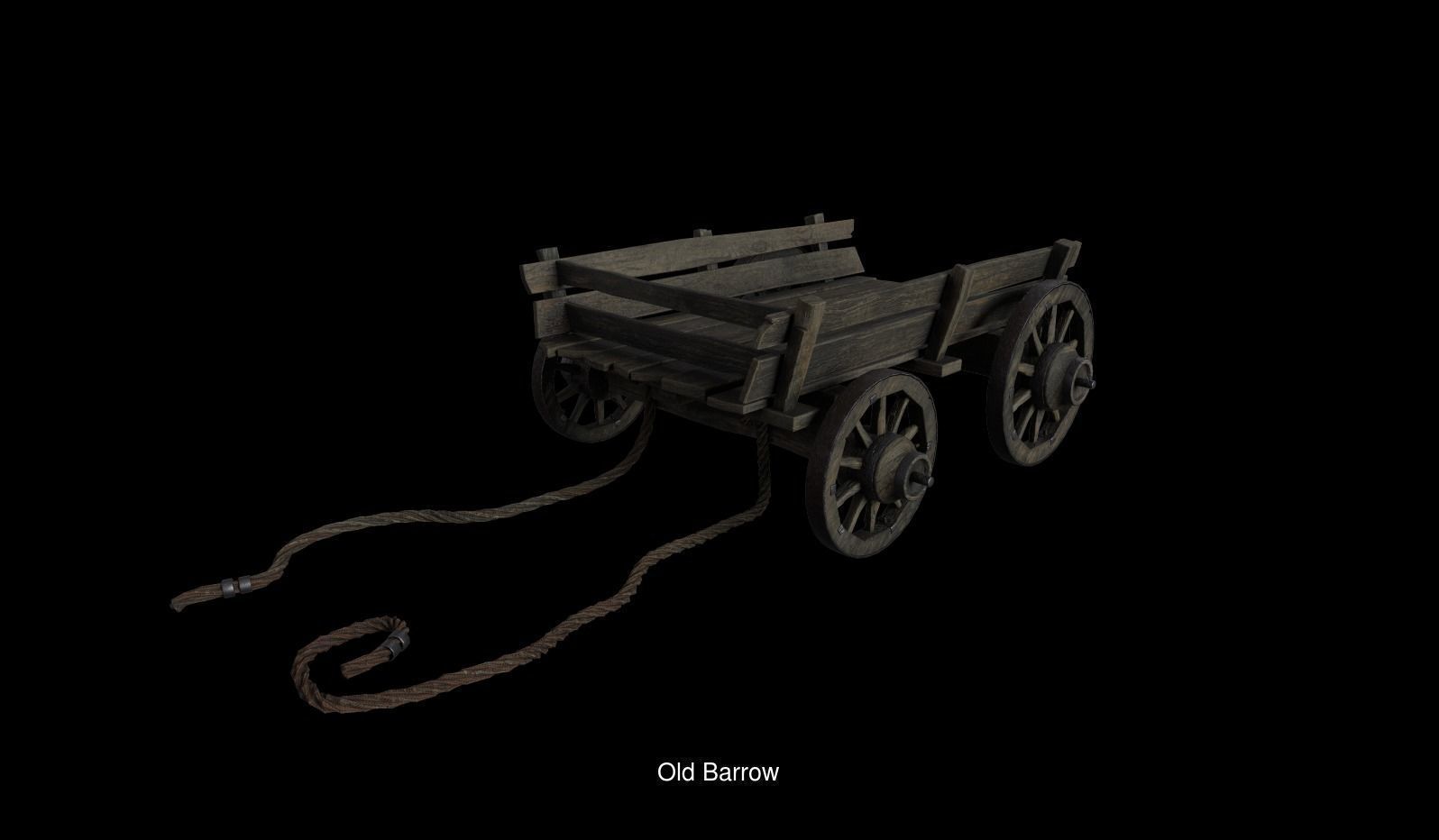 Props for the medieval harbour 3D Model Collection_19