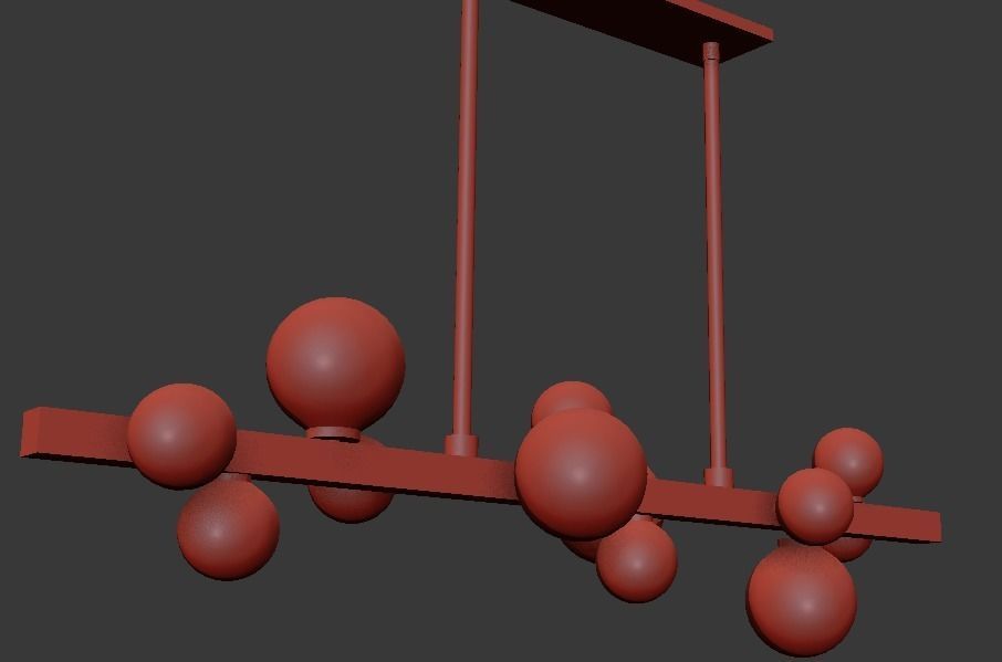 MINI HINSDALE CHANDELIER 3D model_5