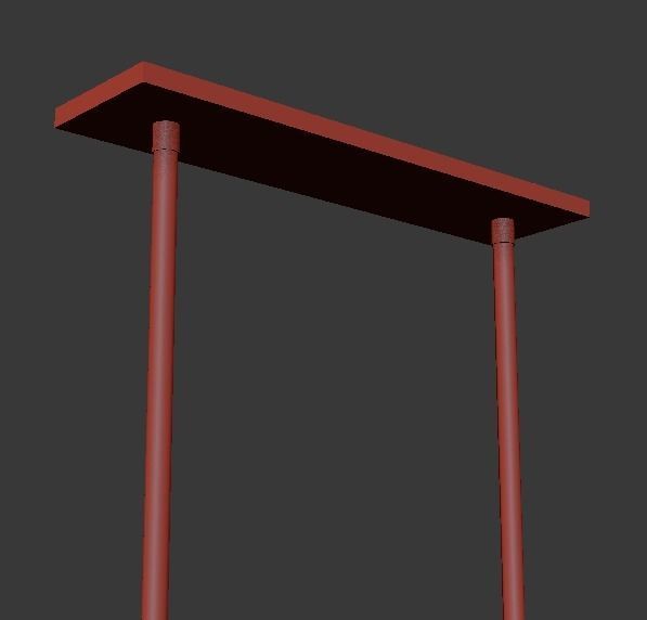 MINI HINSDALE CHANDELIER 3D model_3