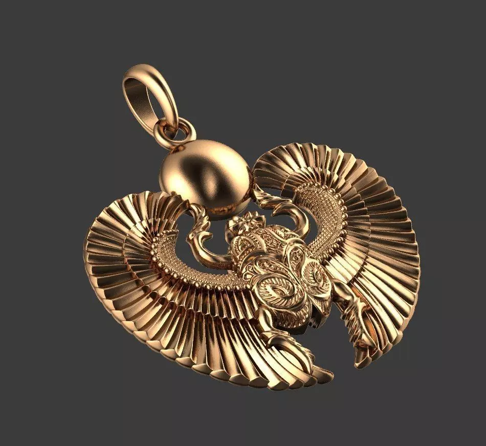 Scarab pendant 3D print model