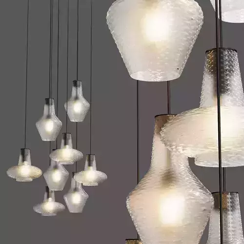 Lute Pendant Lights Pinterest 3D model