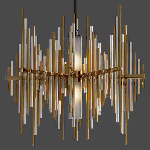 Corbett Lighting 238 42 Gold Leaf 3D model