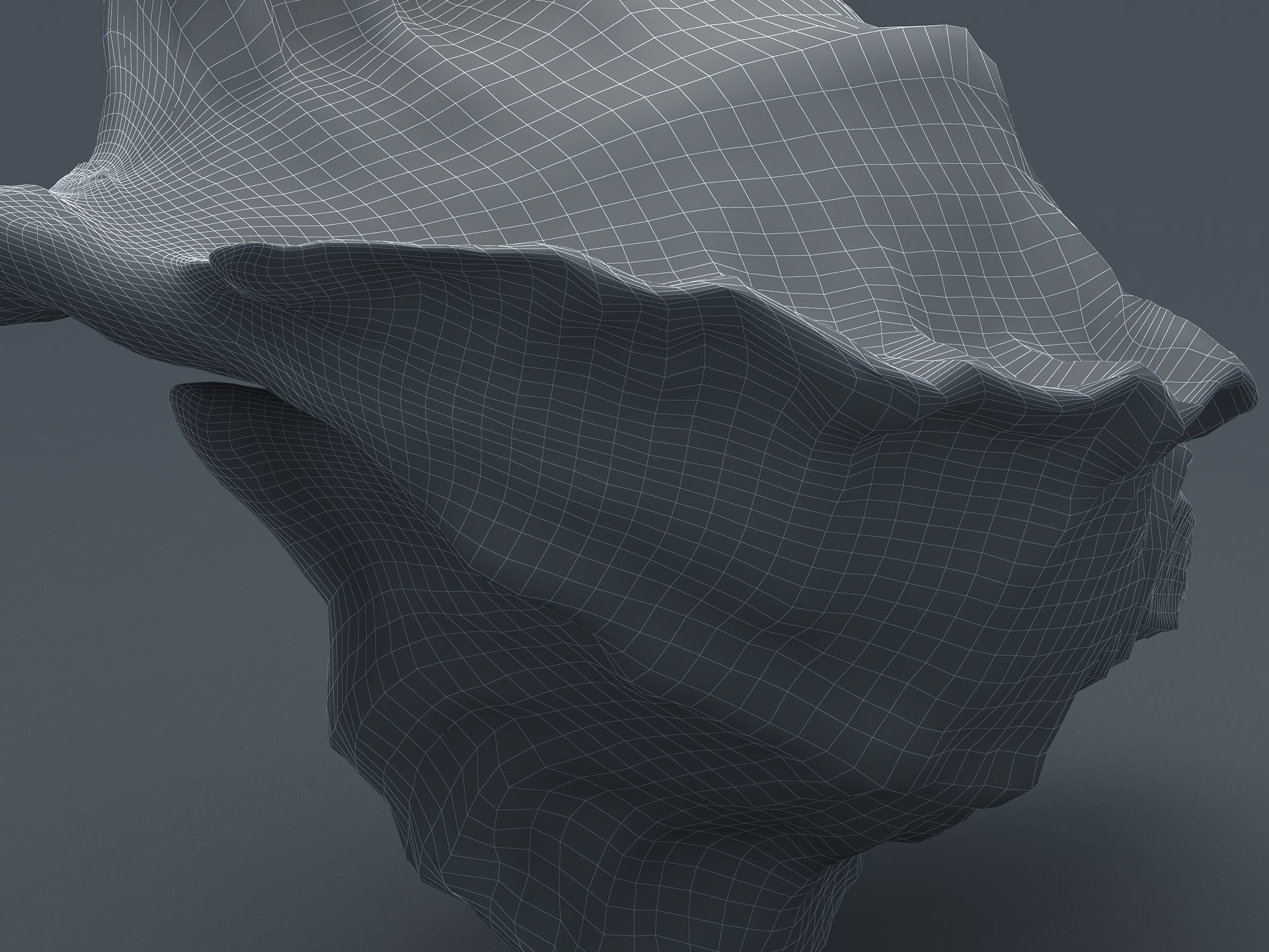 Sea Snail Conch Low-poly 3D model_14