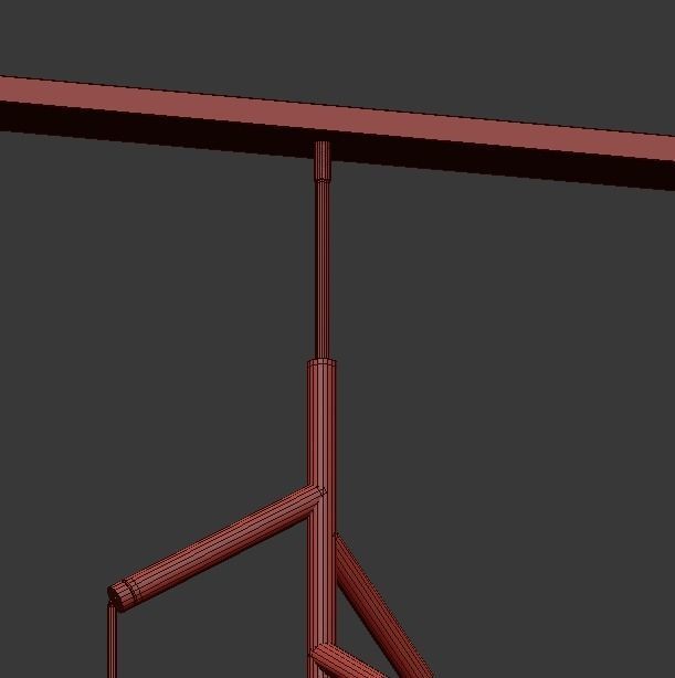 Tech Lighting Sedona Single Chandelier 3D model_2