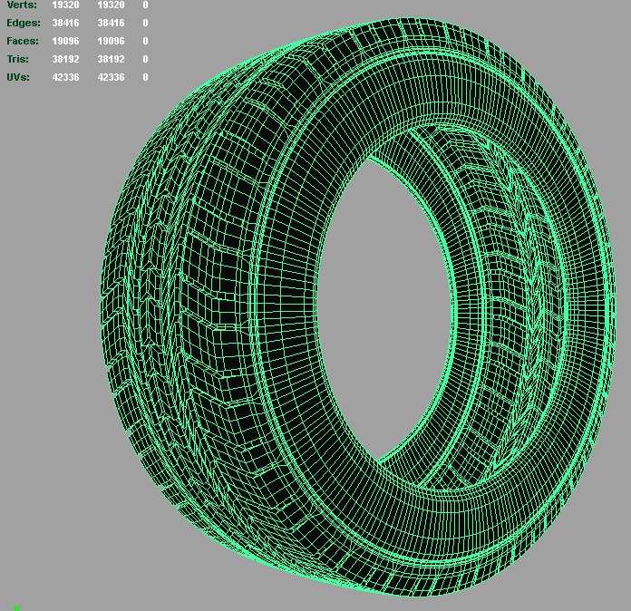 Michelin MS LTX Tire 3D model_4