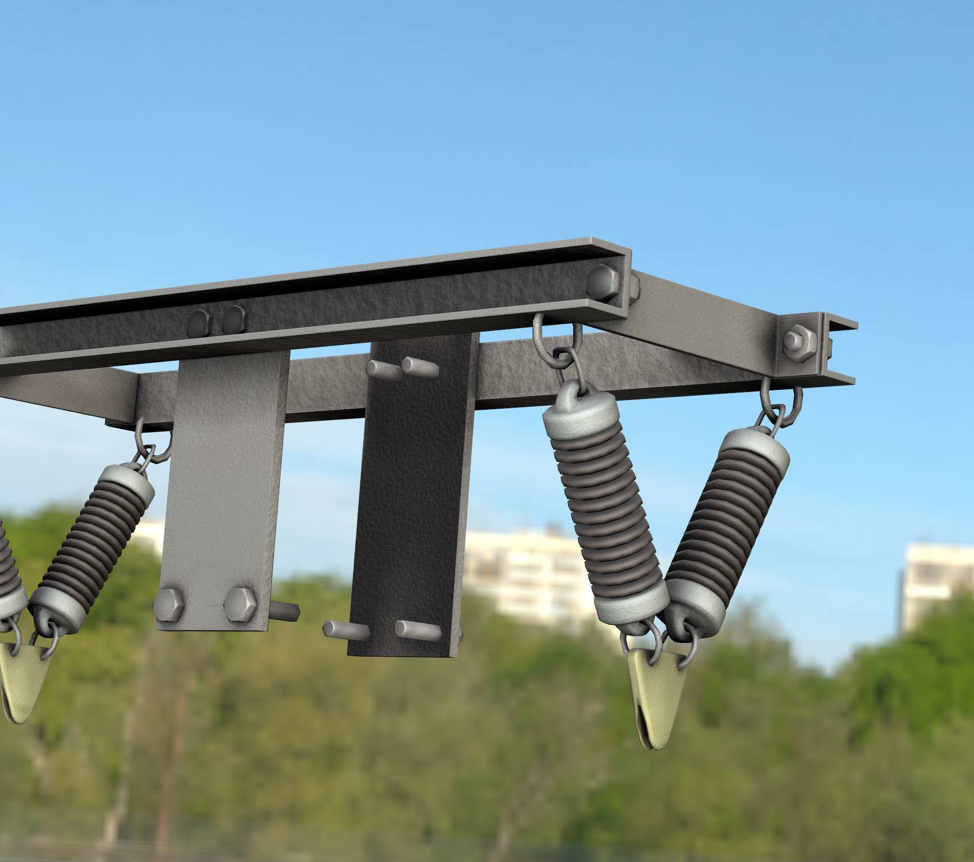 Electricity Poles Insulators 8 - Object  112 Low-poly 3D model_50