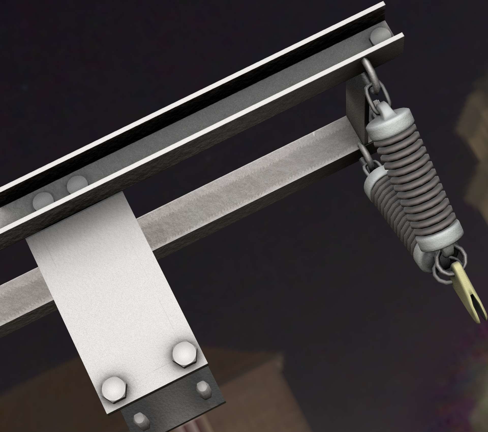 Electricity Poles Insulators 8 - Object  112 Low-poly 3D model_13