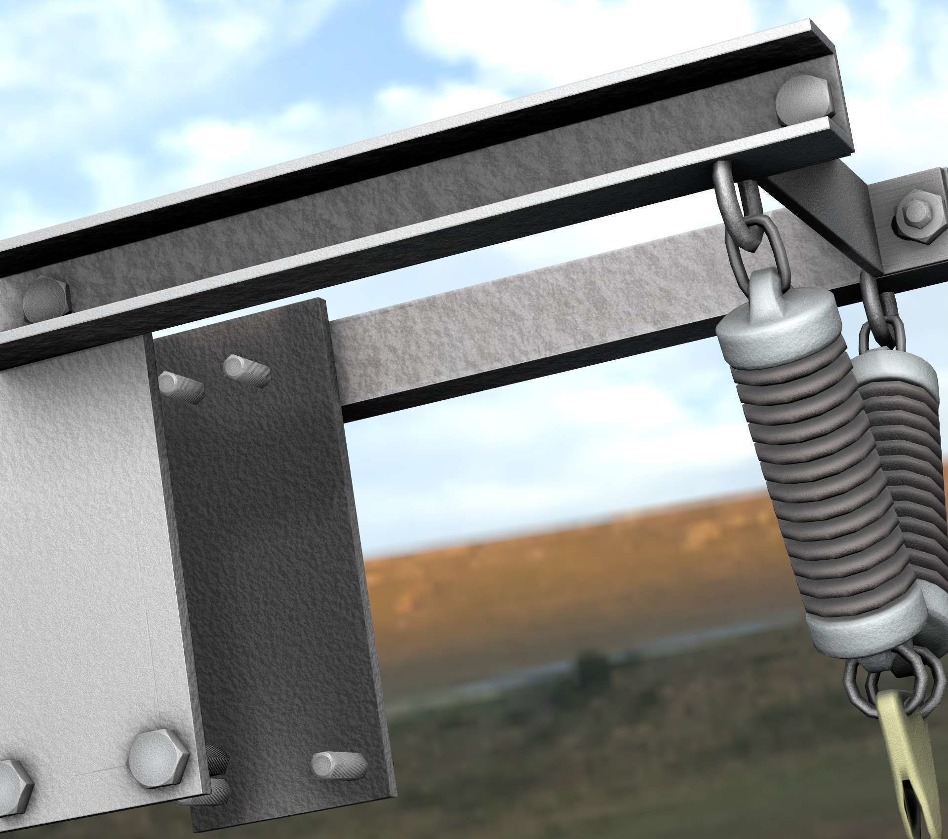 Electricity Poles Insulators 8 - Object  112 Low-poly 3D model_31