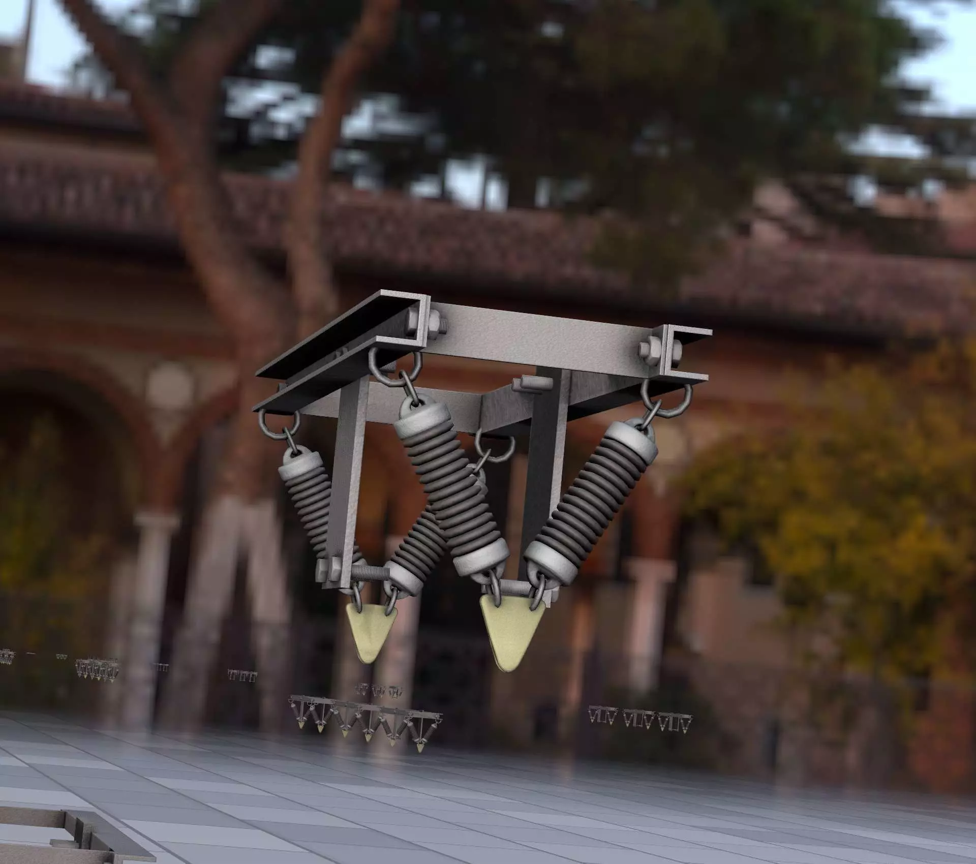 Electricity Poles Insulators 8 - Object  112 Low-poly 3D model_0