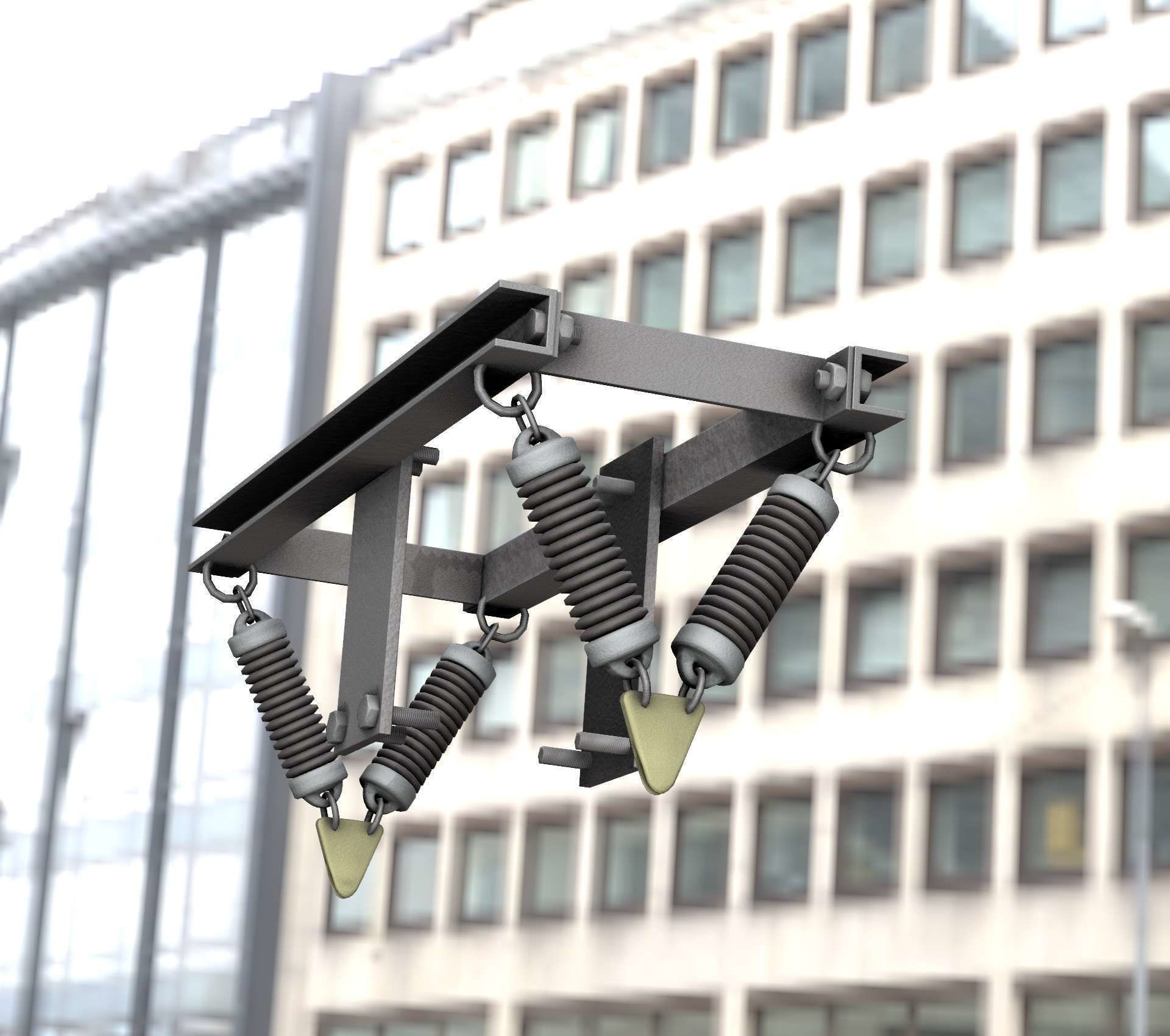 Electricity Poles Insulators 8 - Object  112 Low-poly 3D model_22