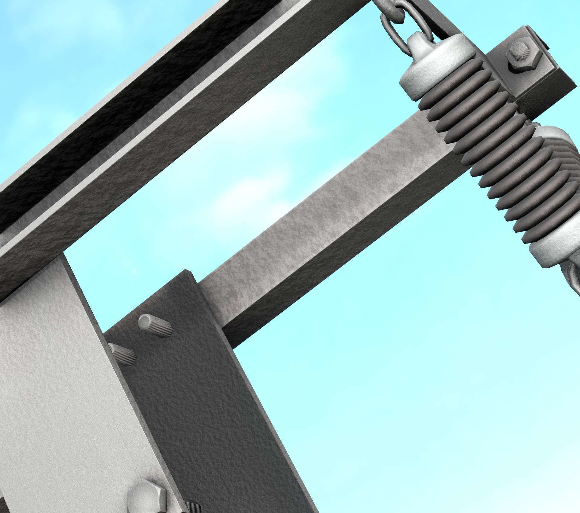 Electricity Poles Insulators 8 - Object  112 Low-poly 3D model_12