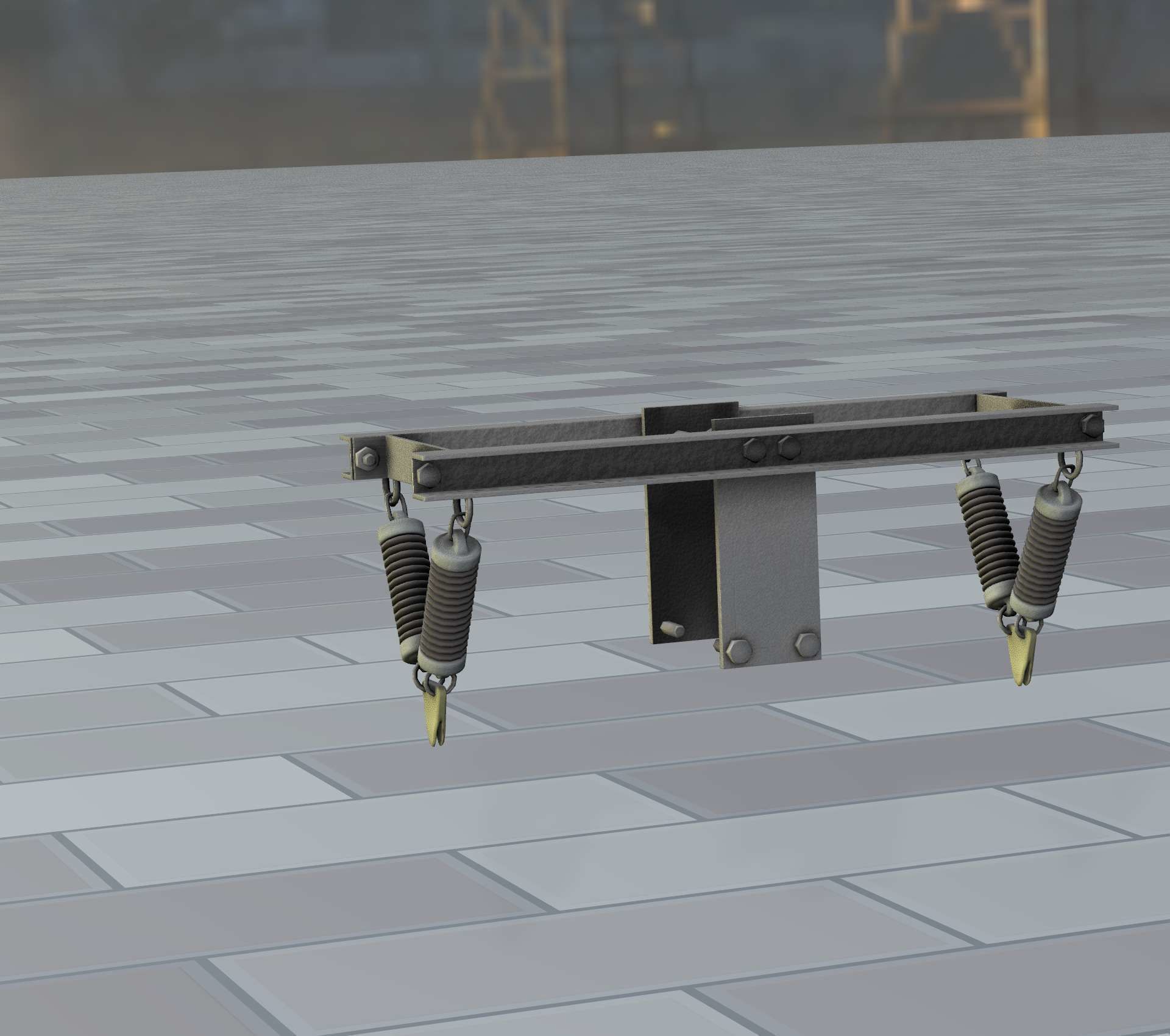 Electricity Poles Insulators 8 - Object  112 Low-poly 3D model_7