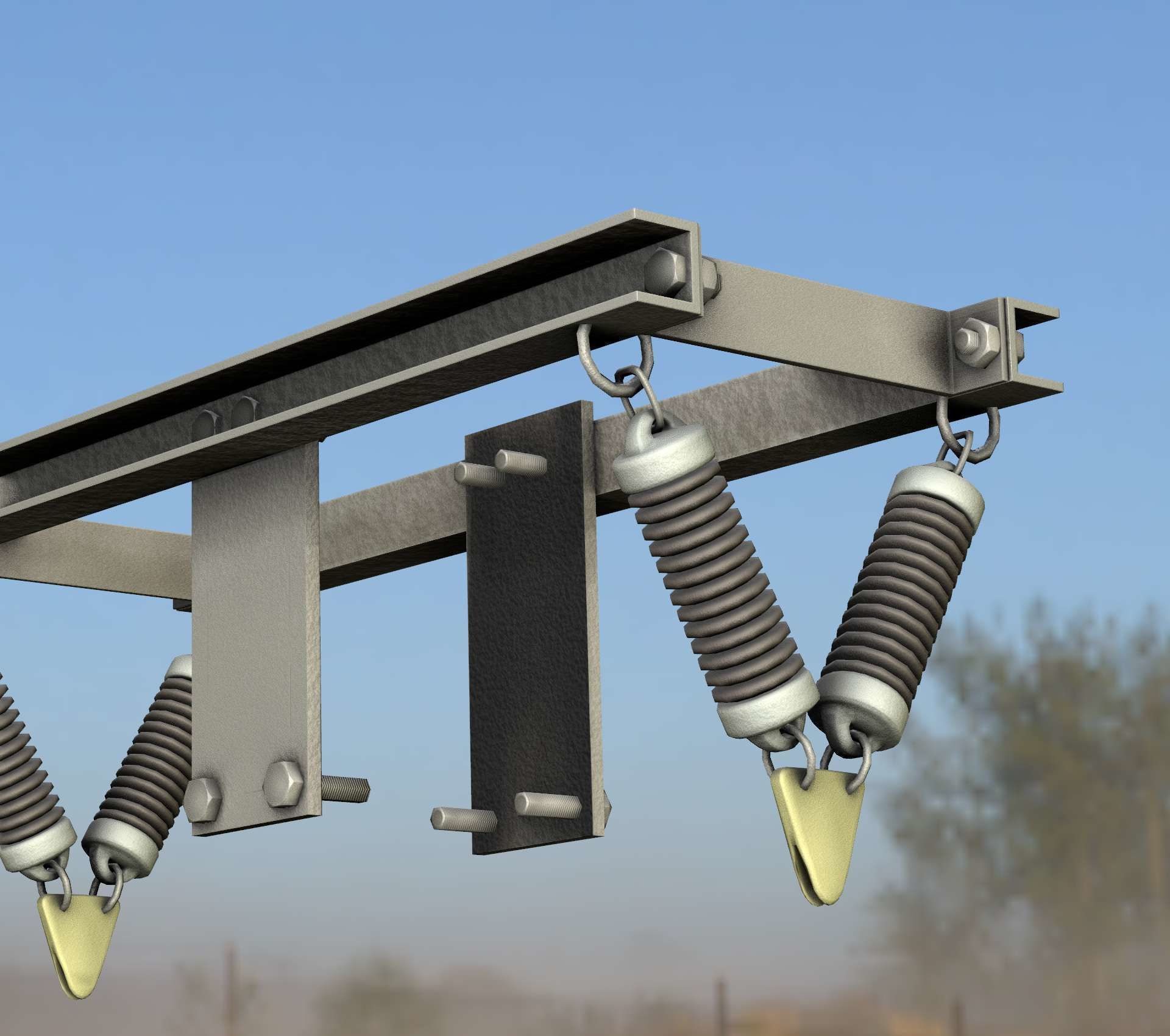 Electricity Poles Insulators 8 - Object  112 Low-poly 3D model_27