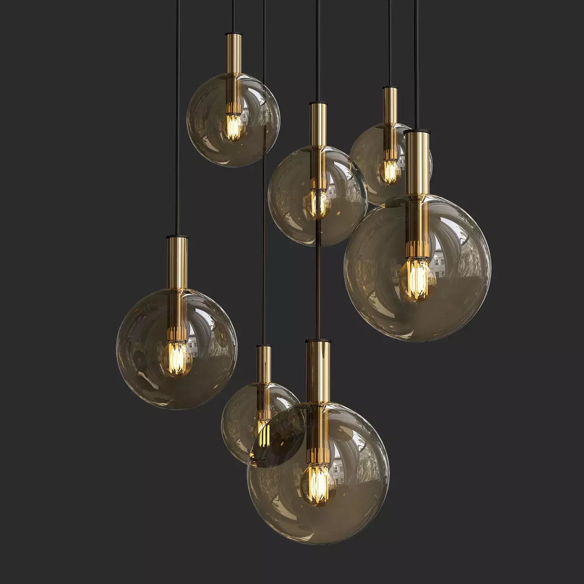 Pendant Lighting Modern and Classic Pendants Large 3D model_0