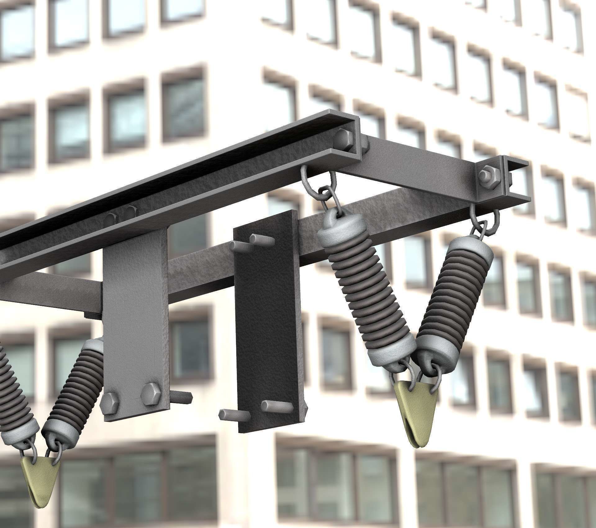 Electricity Poles Insulators 6 - Object 113 Low-poly 3D model_34