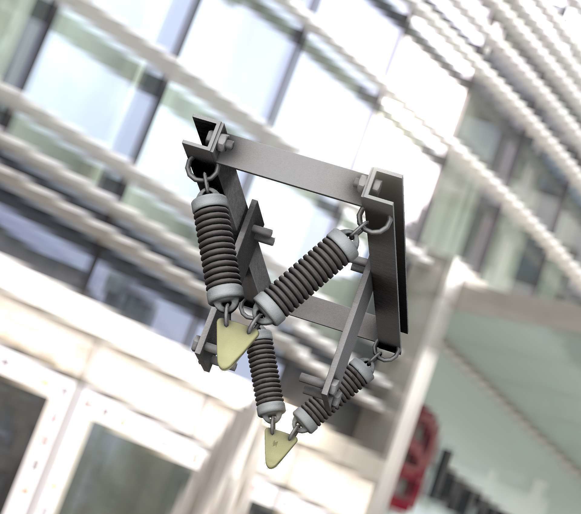 Electricity Poles Insulators 6 - Object 113 Low-poly 3D model_2