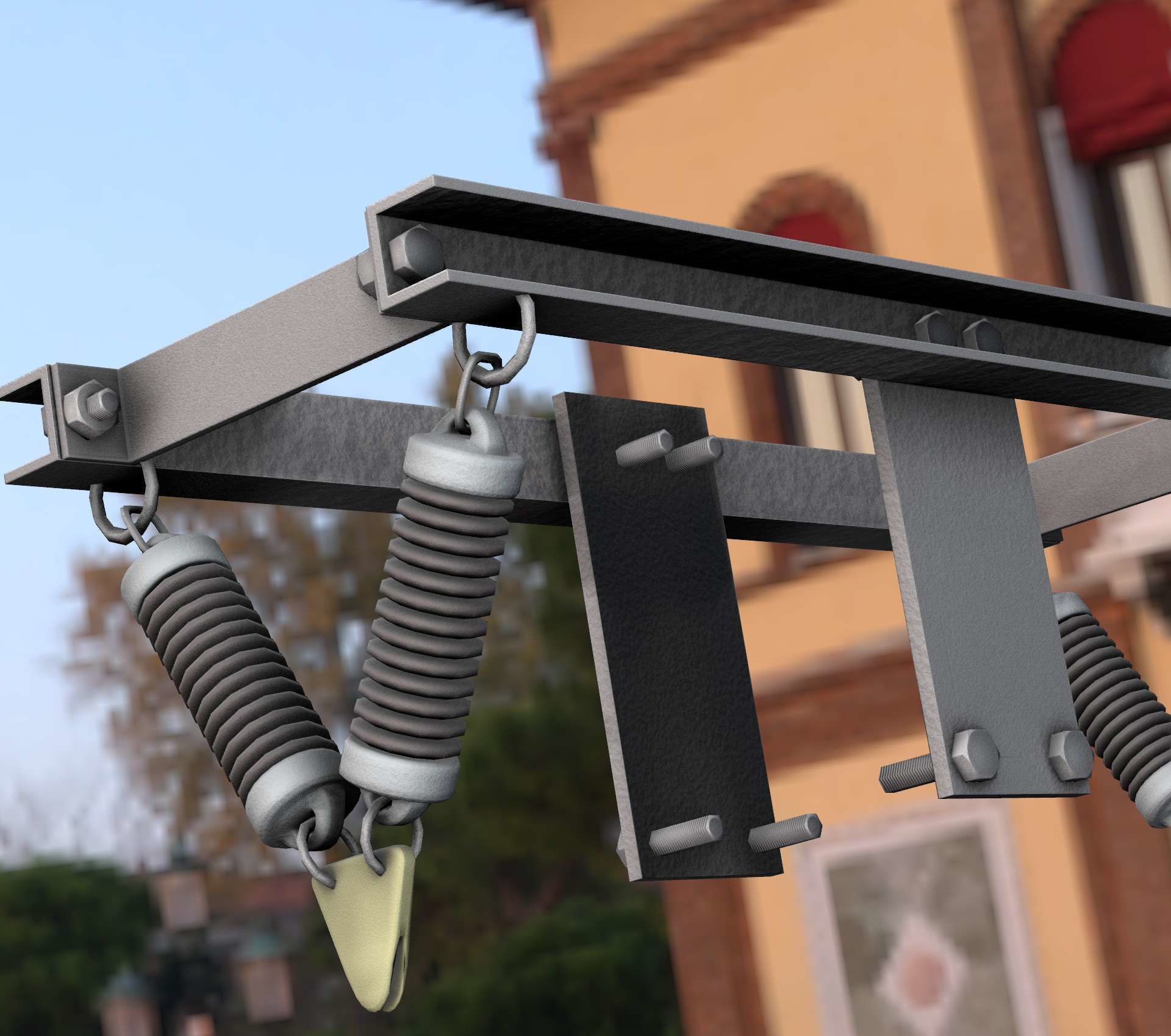 Electricity Poles Insulators 6 - Object 113 Low-poly 3D model_1