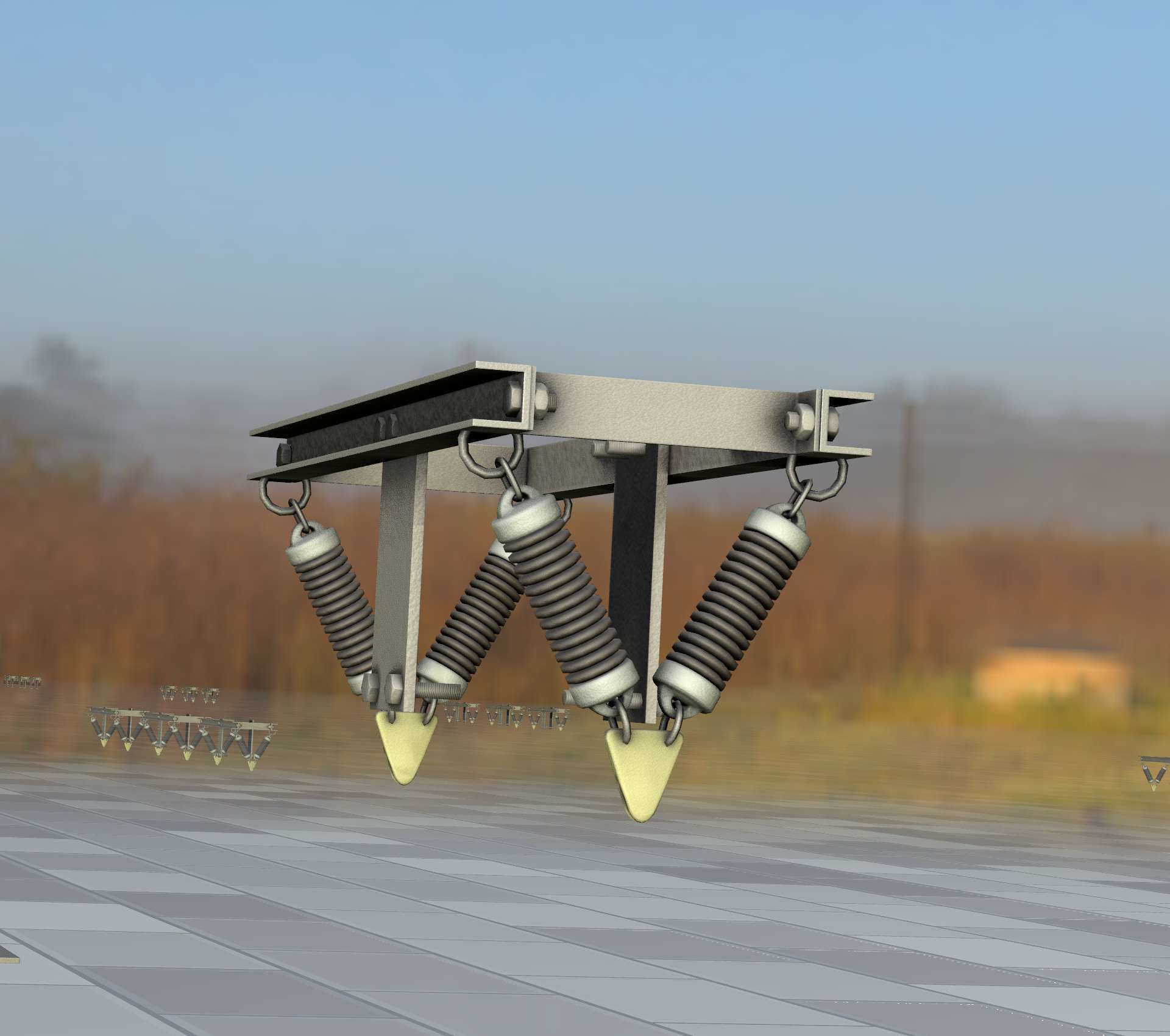 Electricity Poles Insulators 6 - Object 113 Low-poly 3D model_35