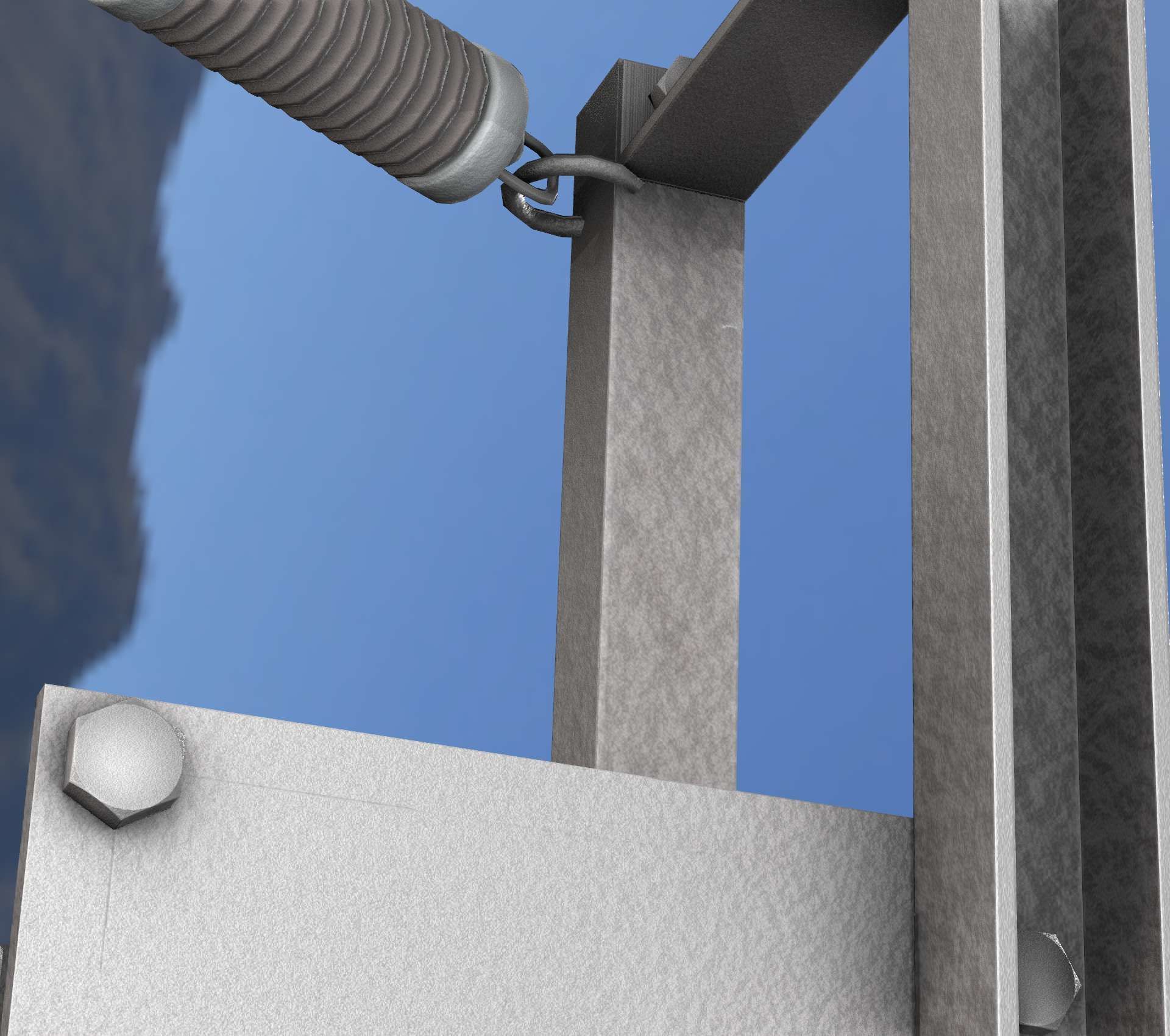 Electricity Poles Insulators 6 - Object 113 Low-poly 3D model_39