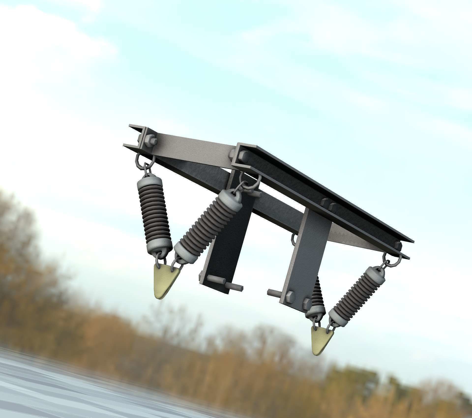 Electricity Poles Insulators 6 - Object 113 Low-poly 3D model_19