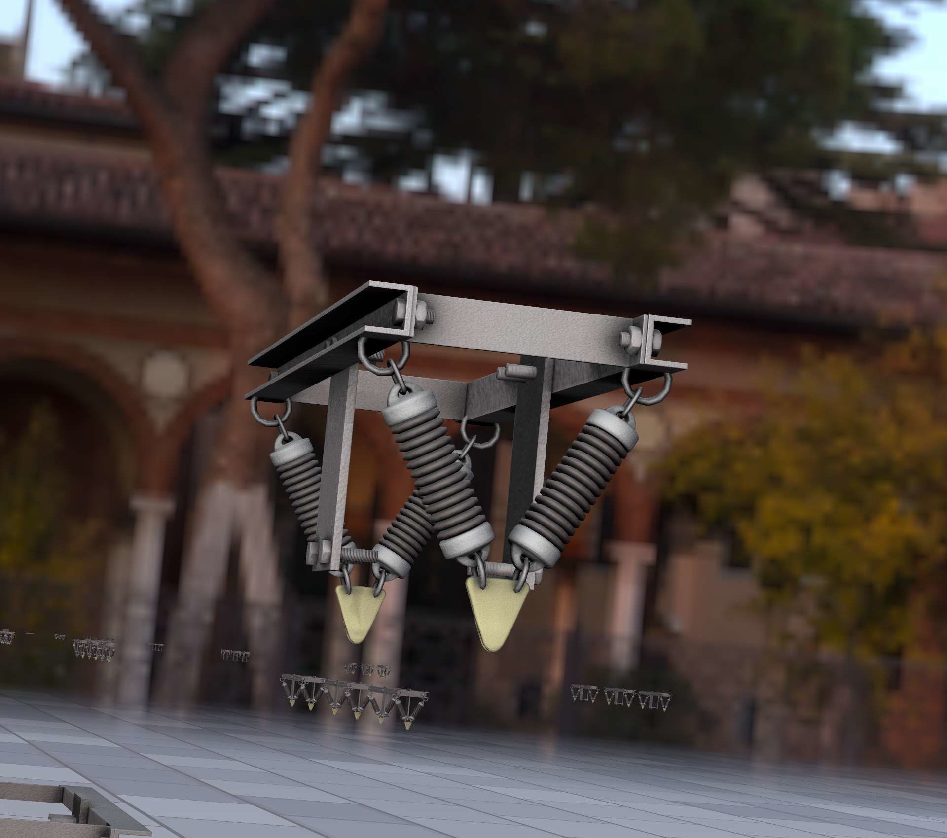 Electricity Poles Insulators 6 - Object 113 Low-poly 3D model_16