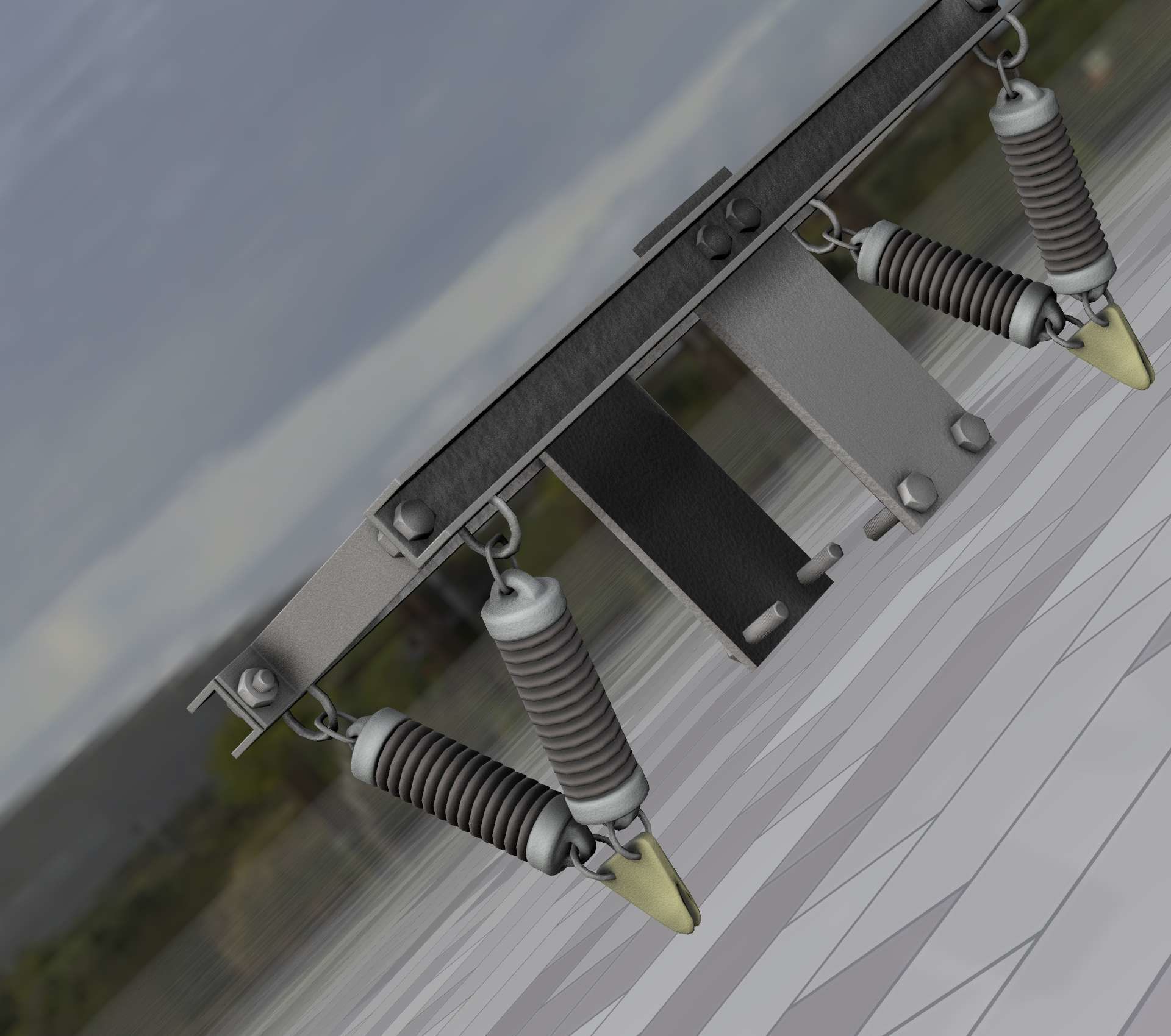 Electricity Poles Insulators 6 - Object 113 Low-poly 3D model_44