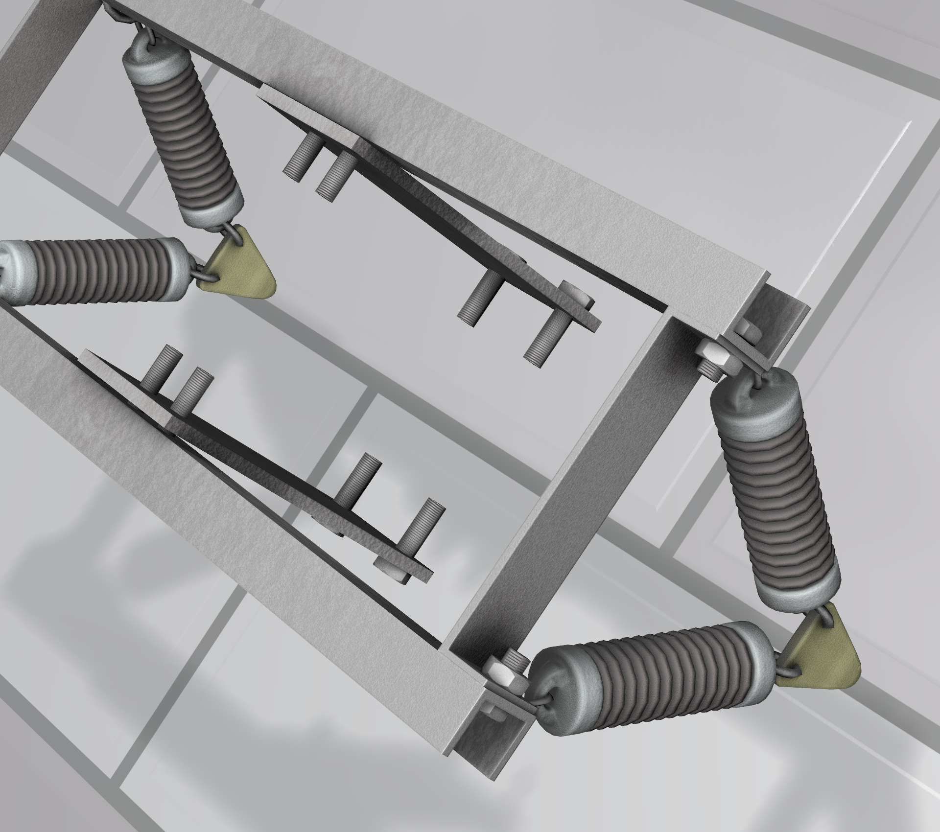 Electricity Poles Insulators 6 - Object 113 Low-poly 3D model_6