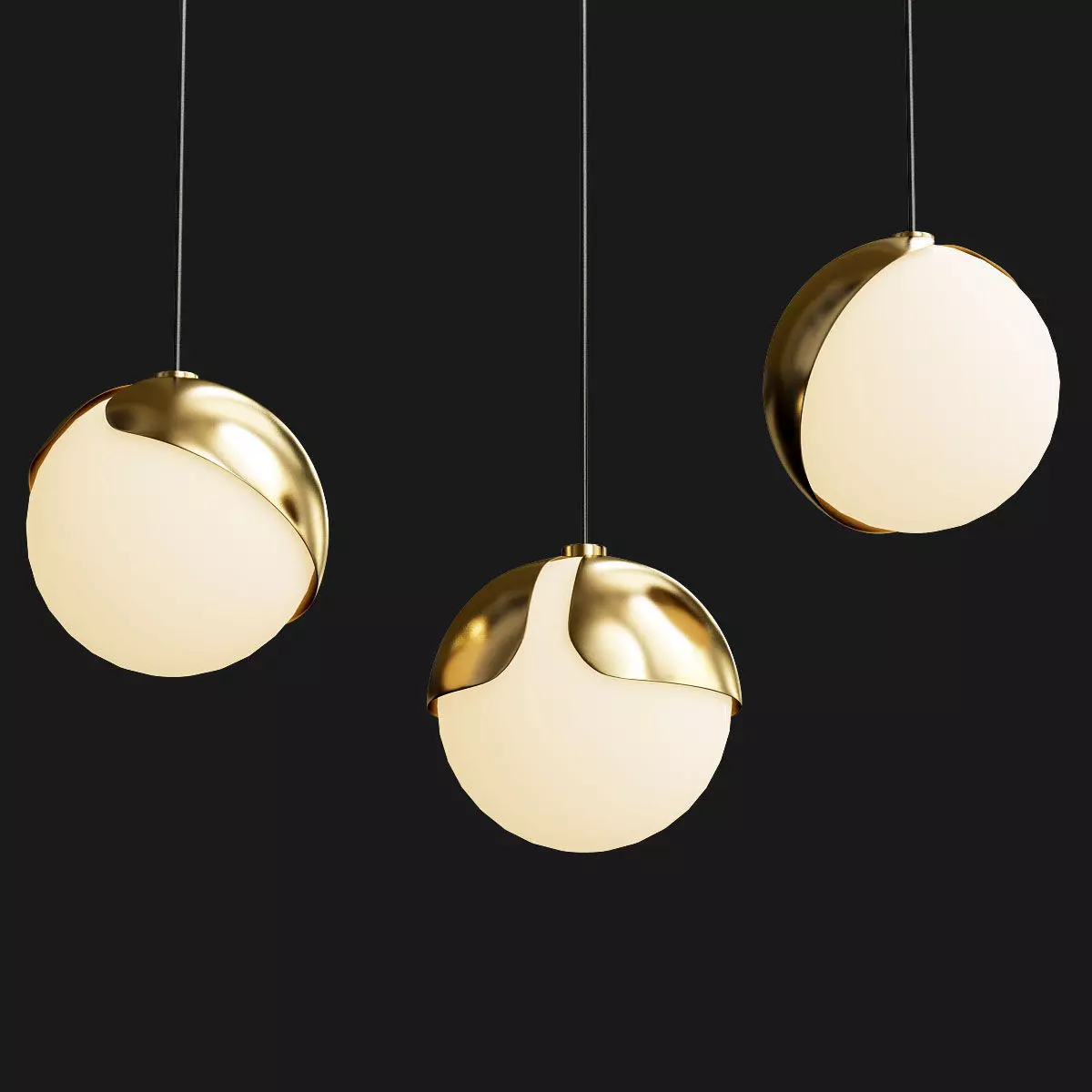 Pendant Lighting VIAGGIO 700LSVGO OR INTER Luminaires 3D model_0