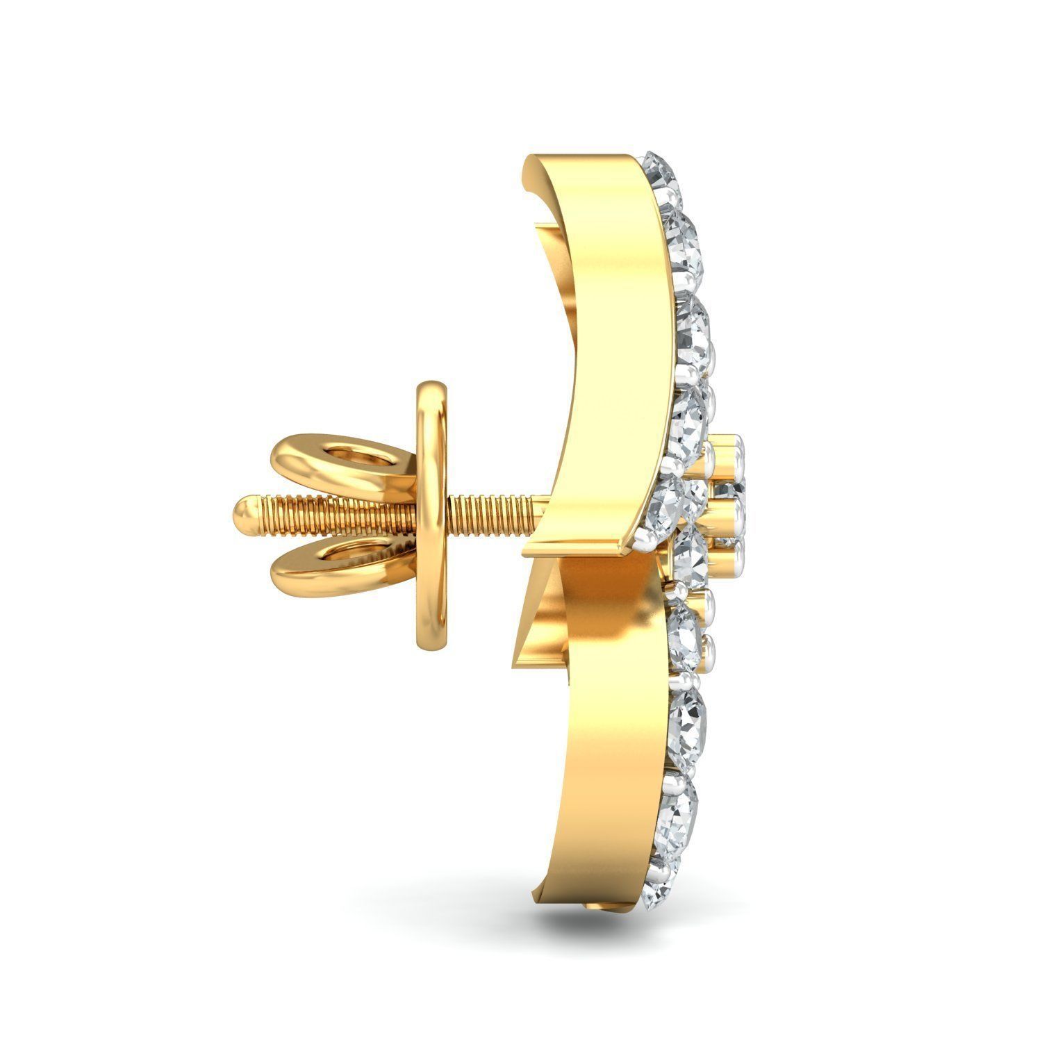 Women light earrings 3dm stl render detail 3D print model 3D print model_2