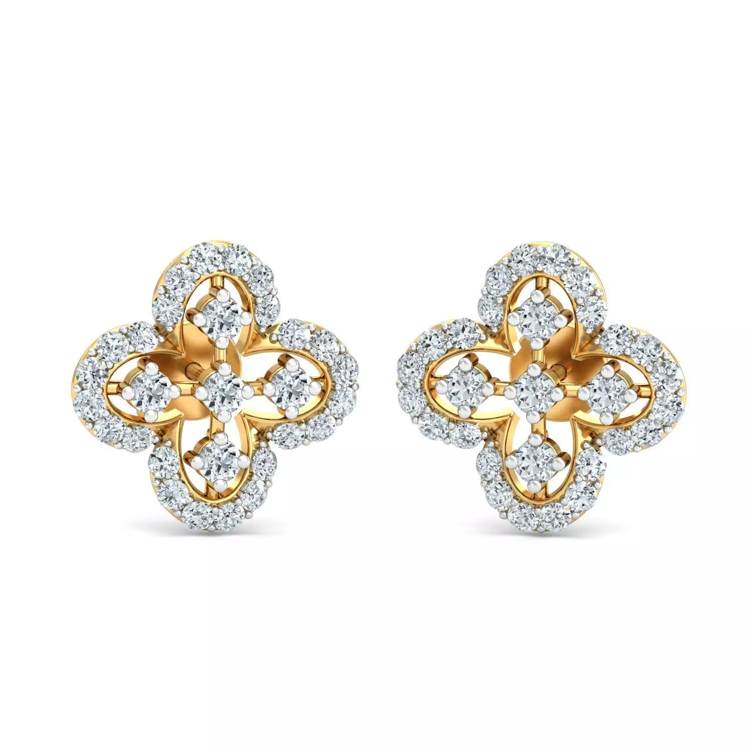 Women light earrings 3dm stl render detail 3D print model 3D print model_0