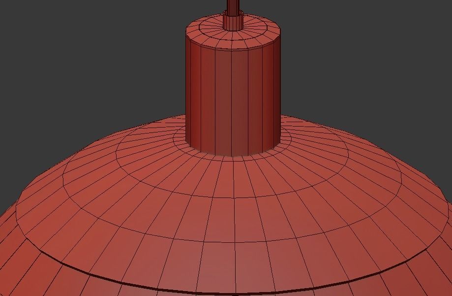 Sculptural Glass Globe 7 Light 3D model_3