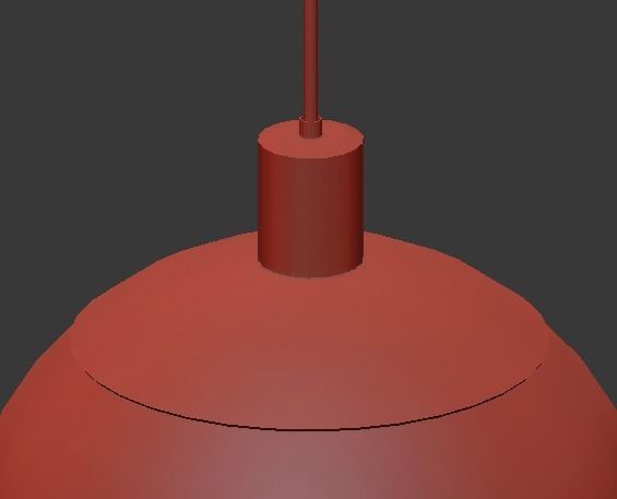 Sculptural Glass Globe 7 Light 3D model_1