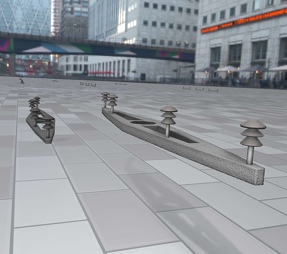Electricity Poles Insulators 9 - Object 115 Low-poly 3D model
