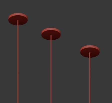 Light fixtures Light design and Pendant lamps Pinterest 3D model_3