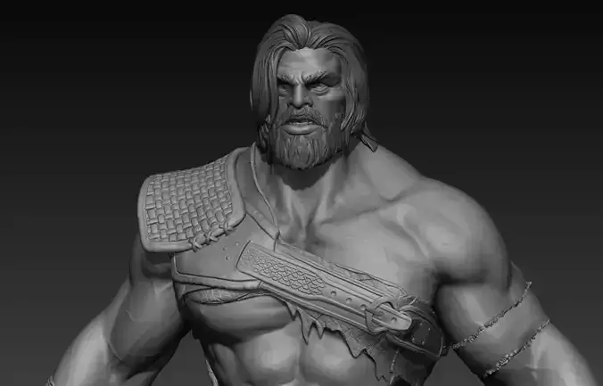 Warrior Berserker  3D model